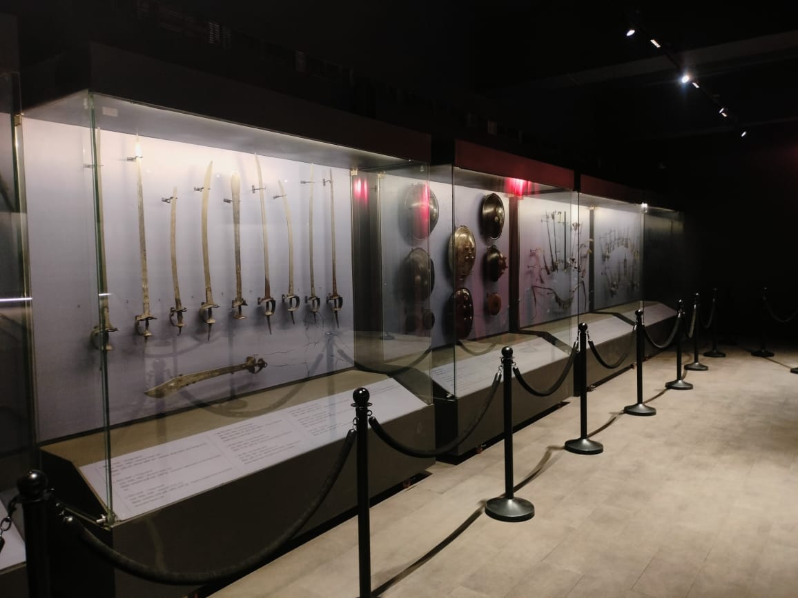 Arms gallery at the ShivShastra Shouryagatha exhibition